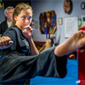 Karate competitors gain confidence, friendships