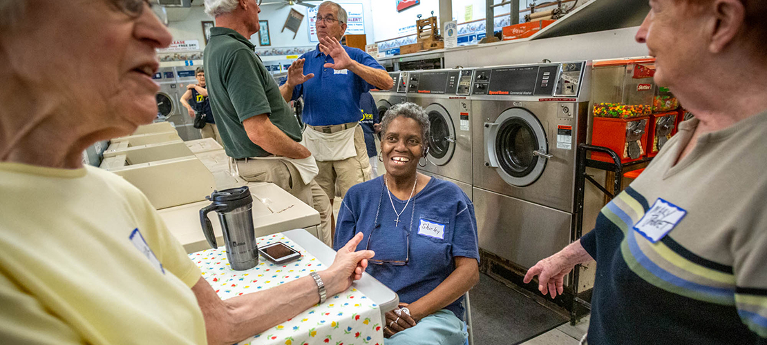 St. Vincent de Paul Parish’s Suds of Love laundry ministry forms bonds