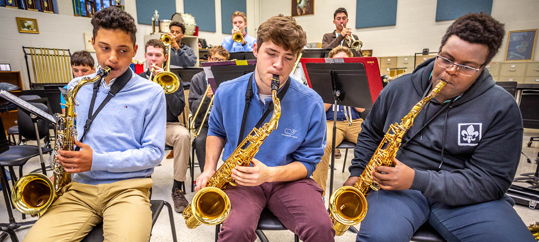 Hard work pays off for jazz musicians at SLU High