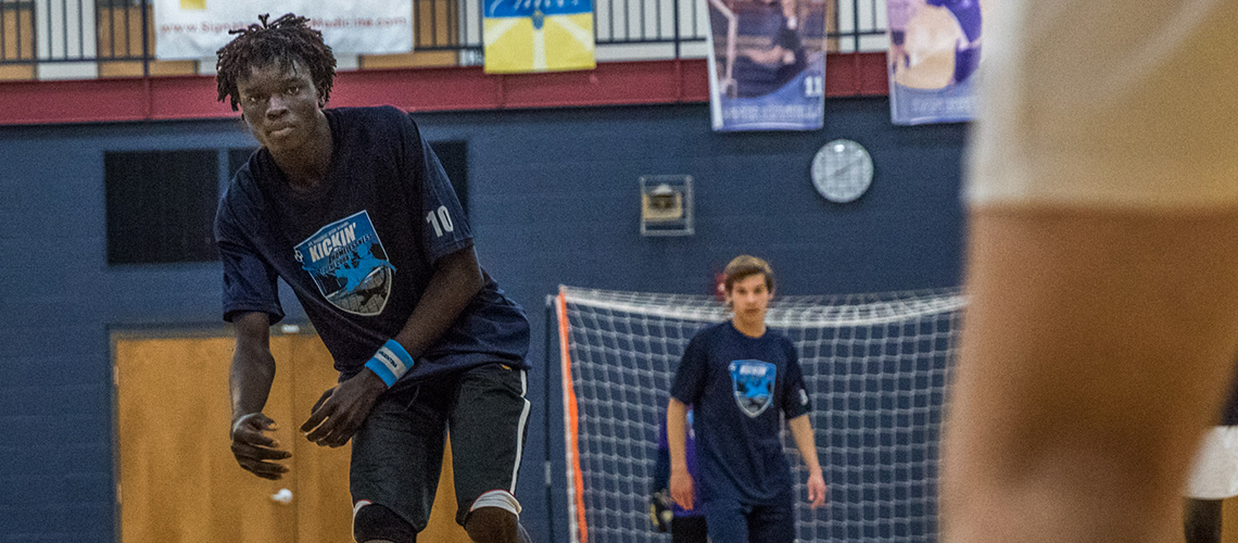 Fast-paced futsal match between St. Dominic, St. Louis Roadies fosters community connections and awareness of homelessness