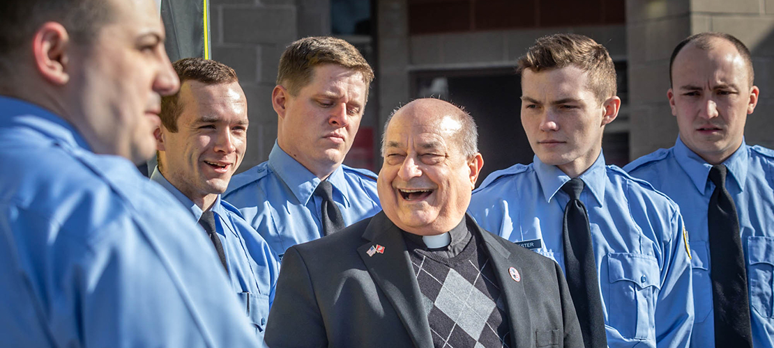 Fire academy class named after Eureka fire district chaplain Father Leo Spezia