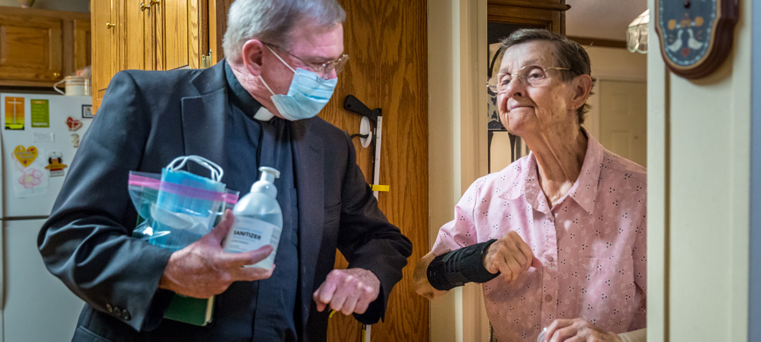 Visits to bring Communion to homebound people have impact