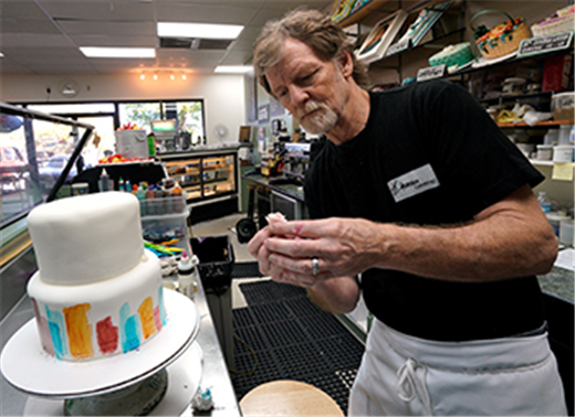 High court rules in favor of baker in same-sex wedding cake case