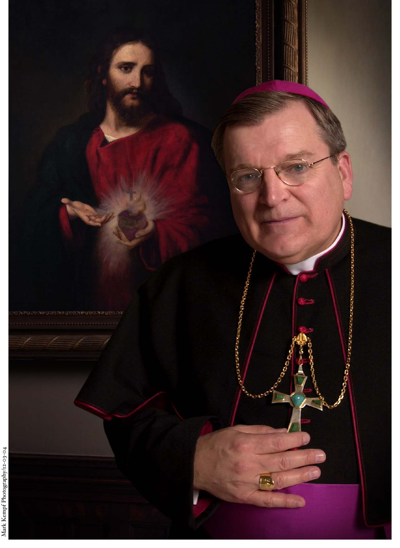 Executive - Archbishop and Bishop - Photographic Material - Raymond Cardinal Burke - Photo portrait of Cardinal Burke, circa 2003