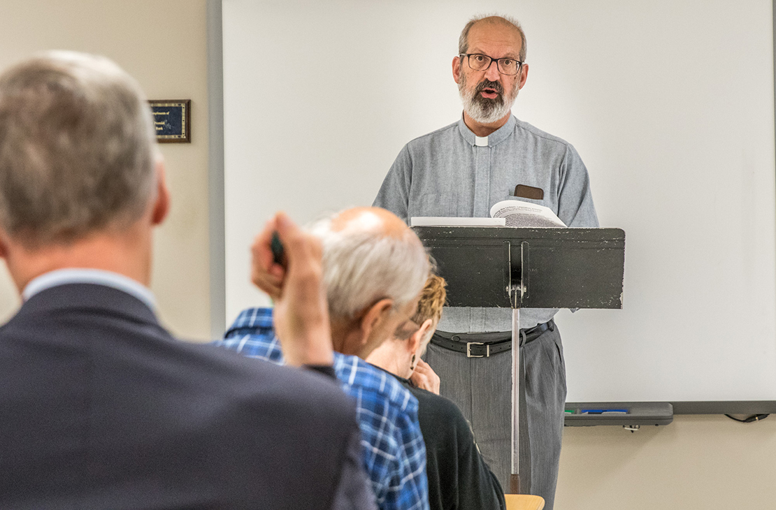 Deacon Samuel Lee, a lobbyist for of Campaign Life Missouri, spoke during a workshop Oct. 6 at the Missouri Catholic Conference 2018 Annual Assembly.