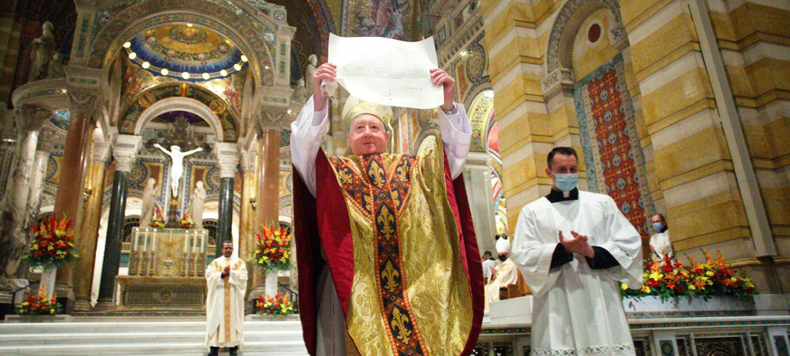 A joyful day: Archbishop Mitchell Rozanski is installed as 10th archbishop of St. Louis ...