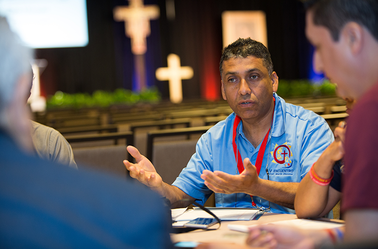 Deacon Martin Garcia participated in a breakout session April 14 at the Region X encuentro in San Antonio. The regional encuentros taking place across the country are preparation for the national encuentro in September in Grapevine, Texas.