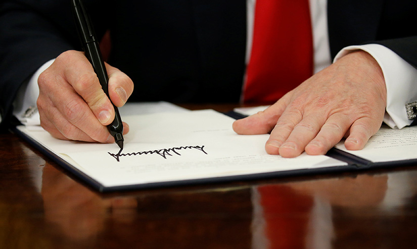 President Donald Trump signed an executive order June 20 to halt the separation of families.