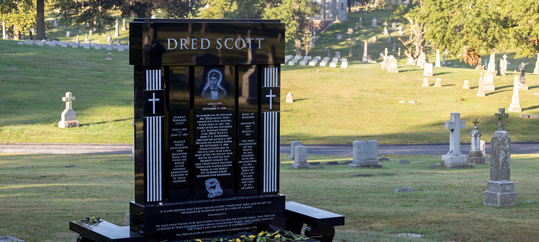 New Dred Scott memorial at Calvary Cemetery sheds light on his life, quest for freedom from slavery