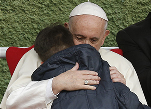 ‘Is dad in heaven?’ little boy asks pope