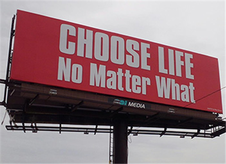 Billboard messages along St. Louis highways promote pro-life theme