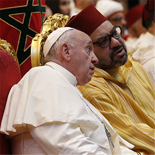 Education, dialogue essential for peace, say Pope Francis and Moroccan king