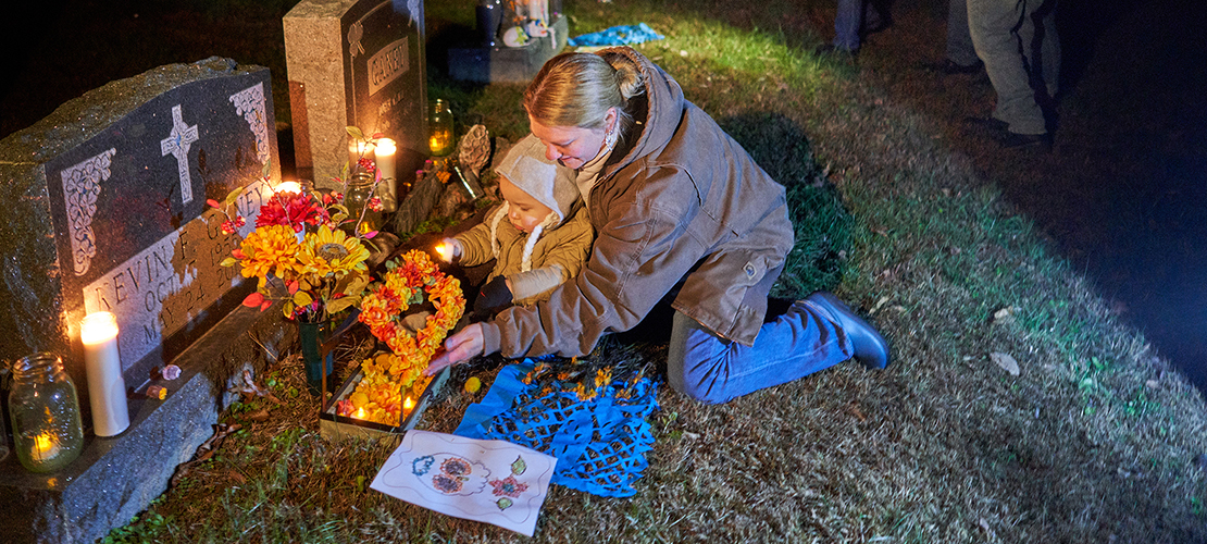 Our Lady Queen of Peace Parish marks Dia de los Muertos with celebration in the cemetery
