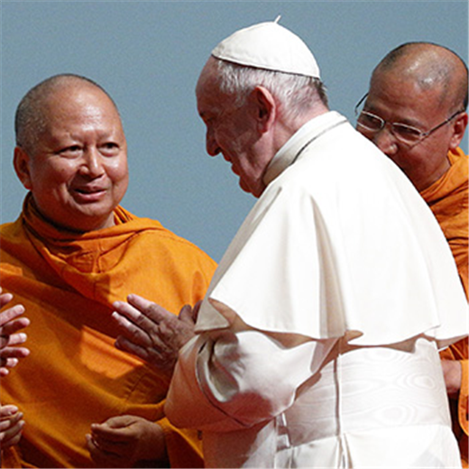 A missionary shares joy, not rules, pope tells Thai clergy, religious