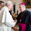 Pope speaks to Abp. Carlson, other U.S. bishops about pro-life issues, transgender ideology