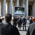 POPE’S MESSAGE | After leading ‘virtual’ Angelus, pope blesses crowd in St. Peter’s Square
