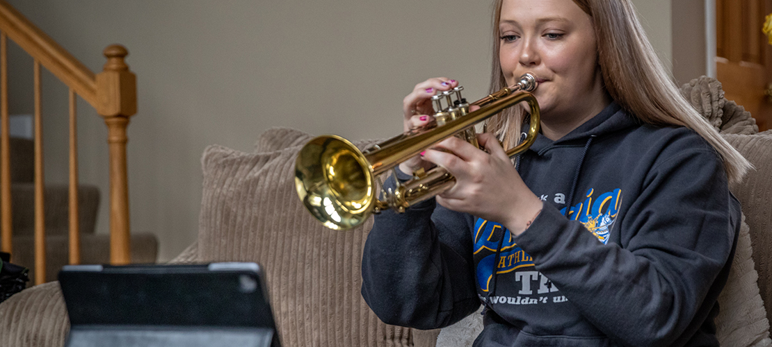 Technology enables high schools to continue band, choral programs