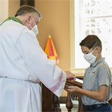 Distribution of Communion after Mass is an option exercised by some parishes in the archdiocese