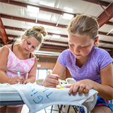 Pool-noodle game, apron-making have a faith message at Vacation Bible School