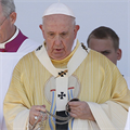 Eucharist heals from idolatry of 'self,' pope says at Mass in Budapest