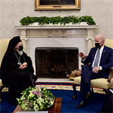 Patriarch discusses climate, world peace, other issues with Biden, Blinken