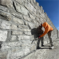 Emergency prompts St. Alphonsus Liguori ‘Rock’ Church to rebuild part of landmark limestone wall