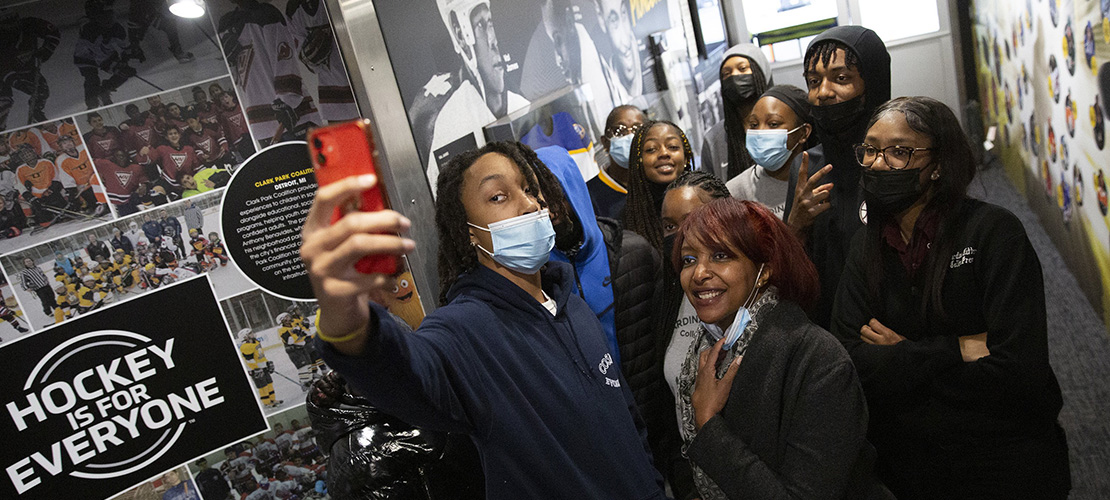 St. Louis Blues bring mobile museum to Cardinal Ritter to focus on Black history in the NHL