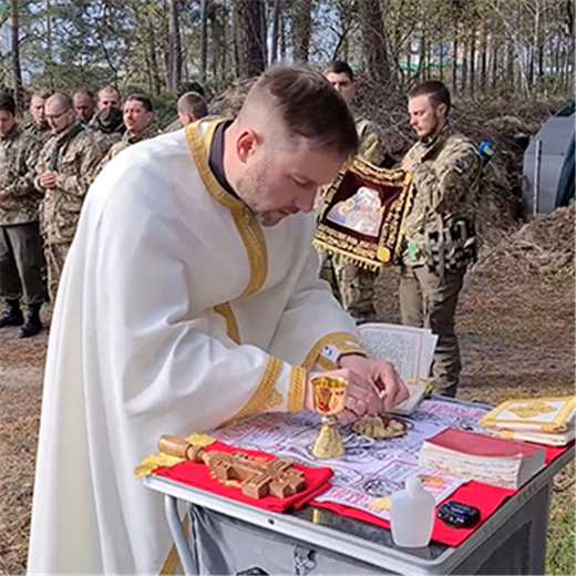 Chaplains help Ukrainian soldiers with both spiritual, human aspects
