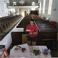 Churches affected by flooding focused on cleanup efforts