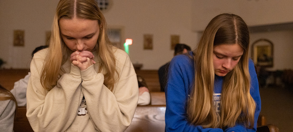At Eucharistic Revival Youth Rally at Ascension Parish in Chesterfield, teens find that God gives true fulfillment