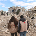 Youth volunteers make a mission of support in Syria