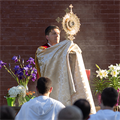 PRAYER AND PROCESSION: SLU’s Catholic Studies Center, Young Adult Ministry foster Eucharistic Revival on campus