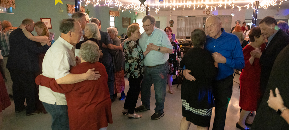 Creating community while cutting a rug