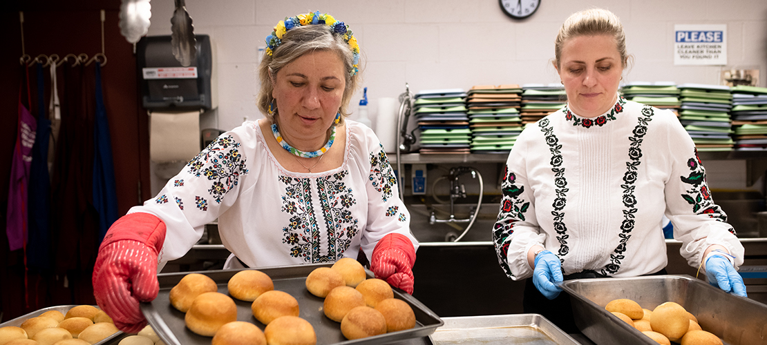 Ukrainian dinner at St. Justin Martyr brings together South County parishioners for pierogies and prayer