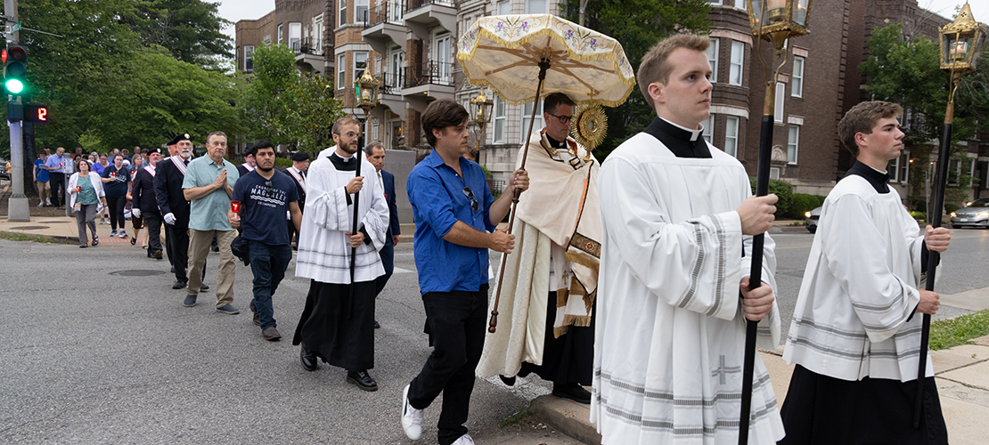 ‘We have to show Christ to the people’ | Catholics process through city streets in archdiocesan Corpus Christi procession