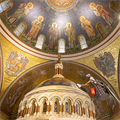 Cathedral Basilica’s baldacchino, mosaics receive a deep clean