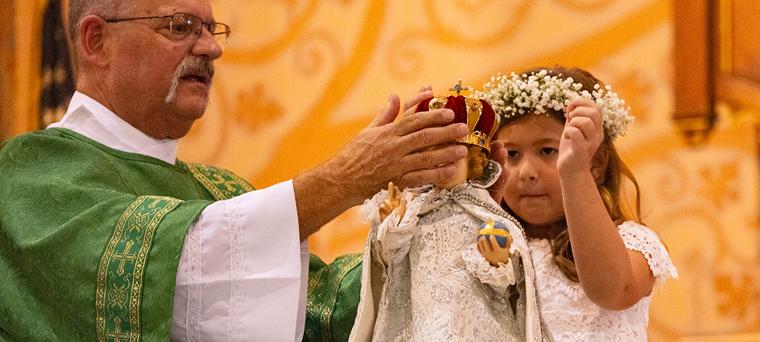 St. John Nepomuk continues 75-year tradition of crowning Infant Jesus of Prague statue