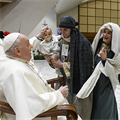 POPE’S MESSAGE | Nativity scenes provoke sense of amazement God who became man