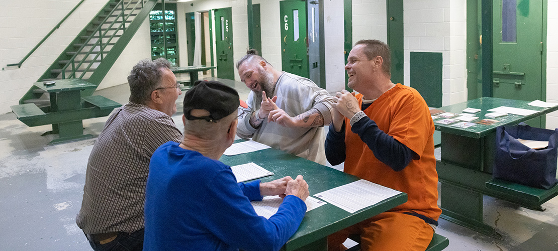Members of St. Vincent de Paul Society Perryville conference bring the love of Christ to neighbors in jail