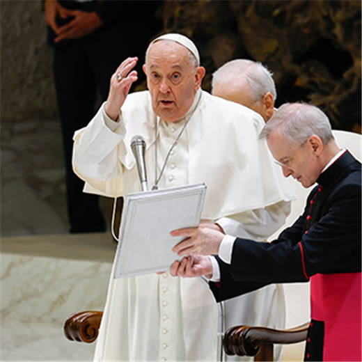 POPE’S MESSAGE | Christ’s passion inspires patience in the face of suffering and trials