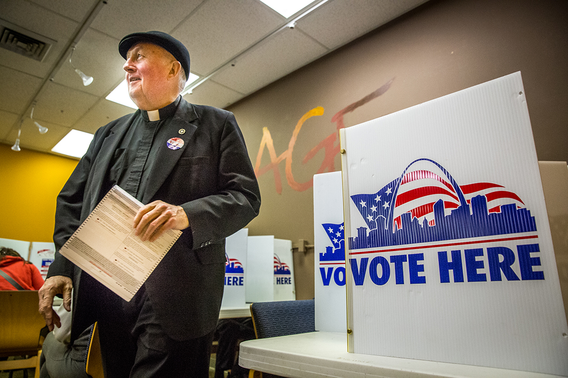 Catholics are called to consider their faith values when participating in the civic process, as did Father Brian Harrison, OS, who voted in the U.S. for the first time in 2016, months after he was naturalized as a citizen.