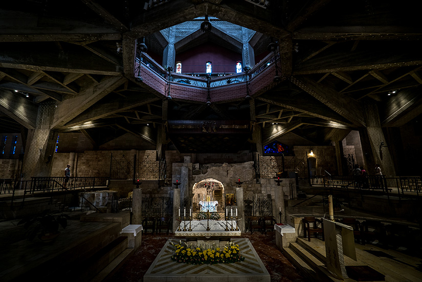The Basilica of the Annunciation in Nazareth, seen in a 2016 photo, is one of the churches administered by the Franciscan Custody of the Holy Land. A collection held Sept. 13 this year will benefit the custody and the churches they administer.