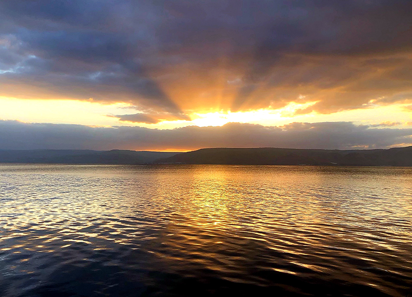 Jesus walked on water, calmed the storm, and made fishers of men here, on the Sea of Galilee.