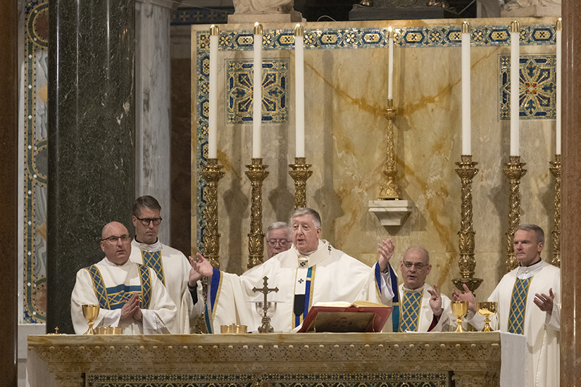 Archbishop Mitchell T. Rozanski celebrated the All Things New Mass of unity Dec. 3 at the Cathedral Basilica of Saint Louis.